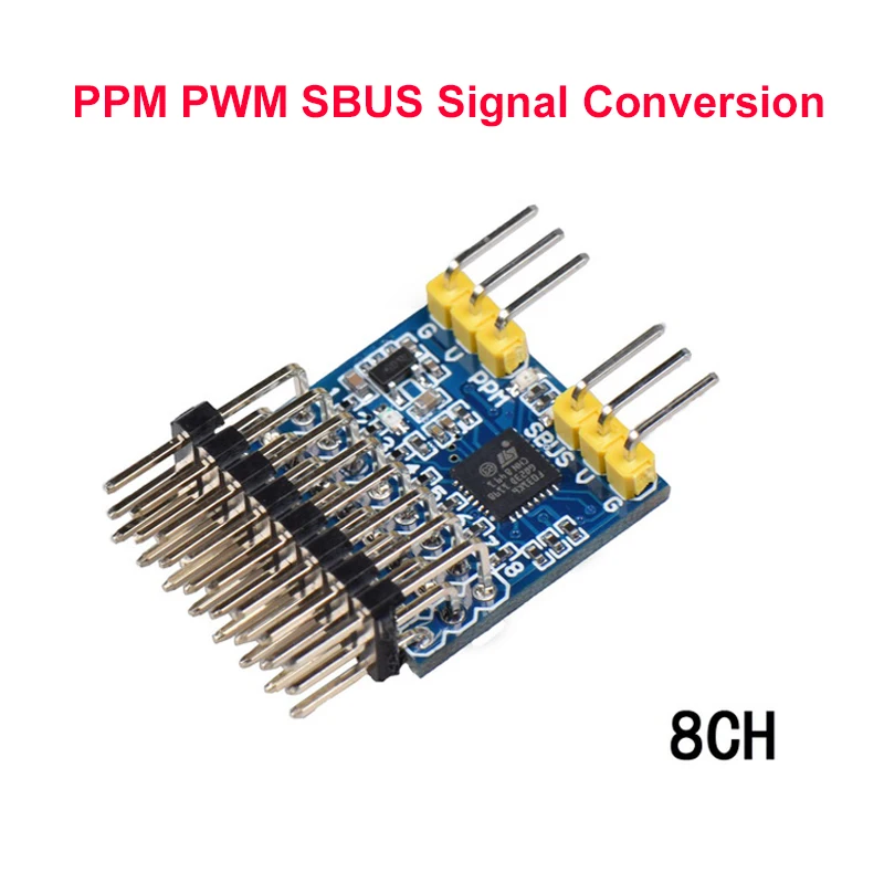 

8CH Receiver PWM PPM SBUS 32bit Encoder Signal Conversion Module Converter input voltage 3.3-20V For RC Airpanle Drone