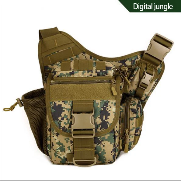 Новые супер седельные сумки SLR сумка для фотоаппарата/Чехол сумка на плечо рюкзак для отдыха сумки рюкзак мужской износостойкий высокого качества - Цвет: Digital jungle