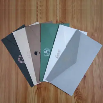 

200 pcs/lots 22*11 CM European Style Retro Business Bronzing Envelope Vintage High Quality invitation Envelope