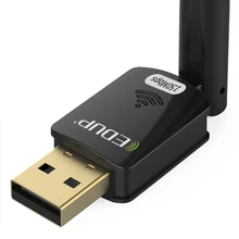 EDUP usb wifi адаптер 150 Мбит/с высоким коэффициентом усиления 6dbi wifi антенна 802.11n usb Wi-Fi приемник Ethernet Сетевая карта