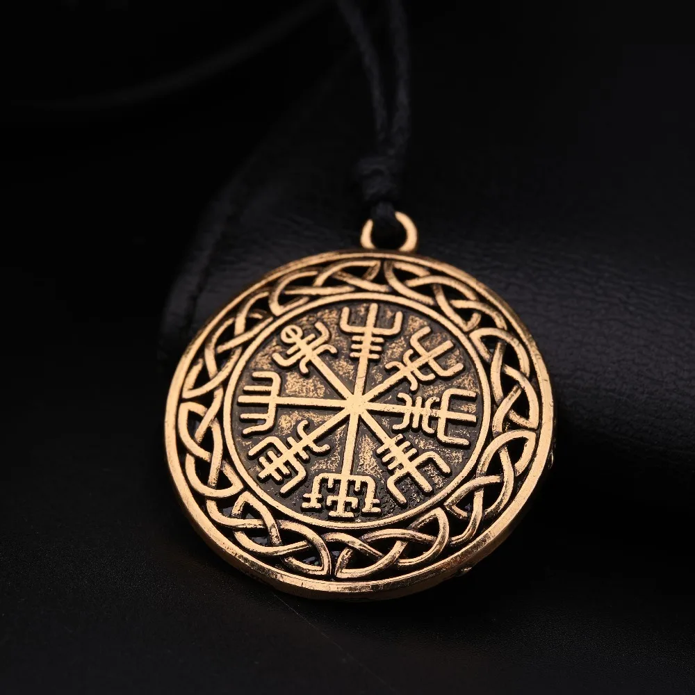 My shape, модный символ скандинавских Рун, скандинавские руны, Vegvisir, ожерелье с подвеской, компас с цепочкой для женщин и мужчин, ювелирные изделия викингов