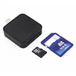 Micro USB адаптер для карт памяти TF SD OTG для Macbook Phone Tablet SD998