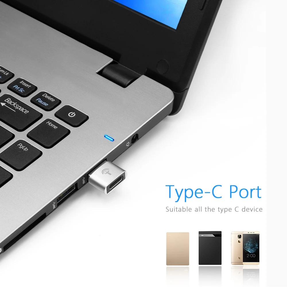 Rocketek usb мужчина к type C Женский OTG адаптер конвертер для Macbook PC Мужской кабель