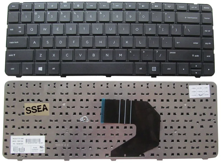 Ajparts HP 250 G1 H6Q67EA Black English Layout Replacement Laptop Keyboard