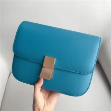 Стиль рук-протертыми тофу сумка настоящая воловья кожа коробка сумка на одно плечо трансграничные ручной мешочек женские Модные сумка