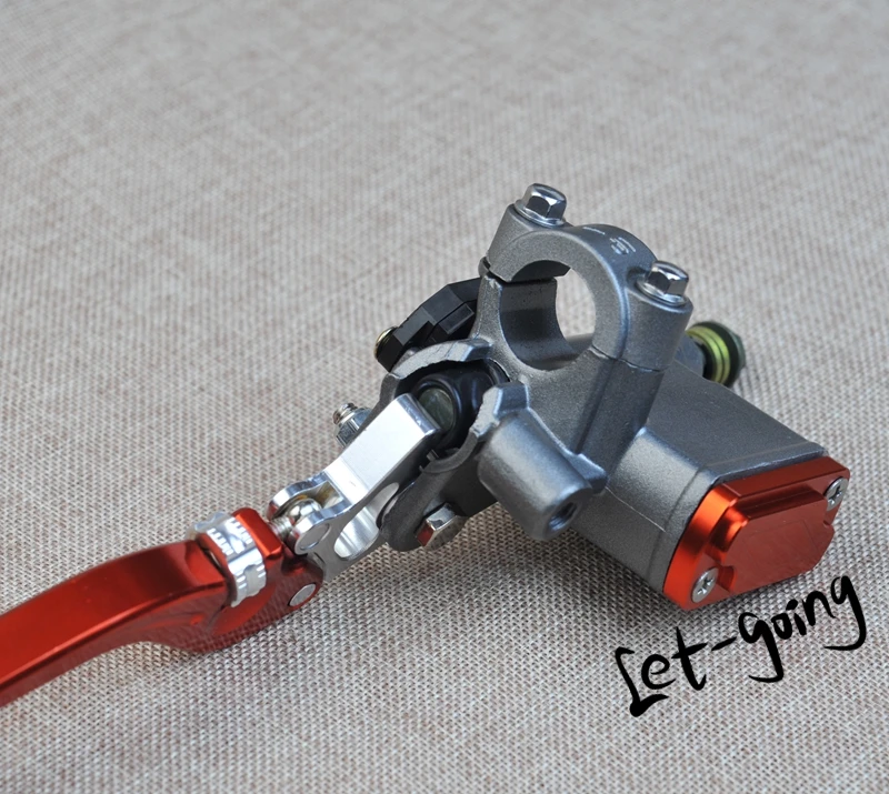 Comprar Cilindro maestro de bomba de freno manillar de palanca de motocicleta embrague hidráulico moto de carreras 22mm para Honda Yamaha Kawasaki Suzuki