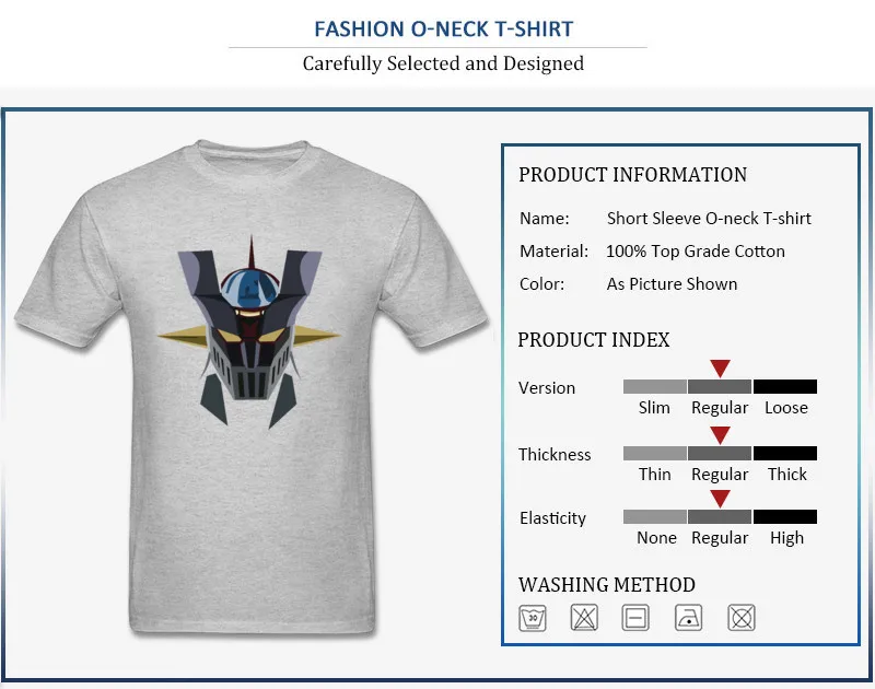 Anime Mazinger Z Cartoon Anime 3_detail_grey