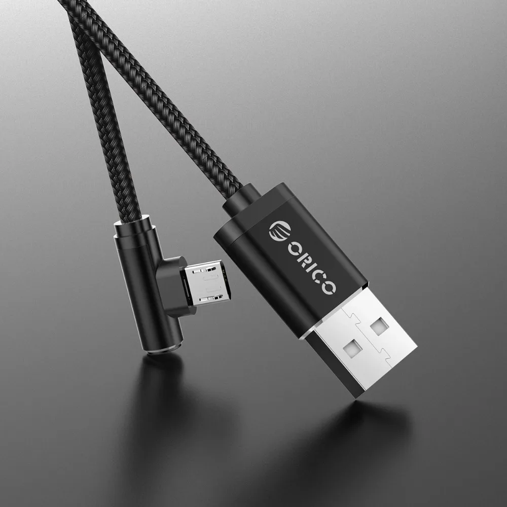 ORICO Micro usb кабель для зарядки 2.4A Быстрая зарядка USB кабель для передачи данных мобильный телефон зарядный кабель для samsung HUAWEI XIAOMI