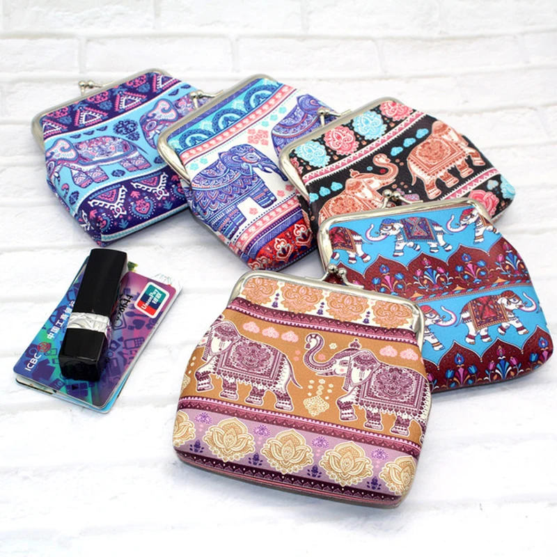 

New Ethnic Style Small Purse Girl lipstick Bag travel Cosmetic Storage bag Beauty Cosmetic Bag Storage Bag