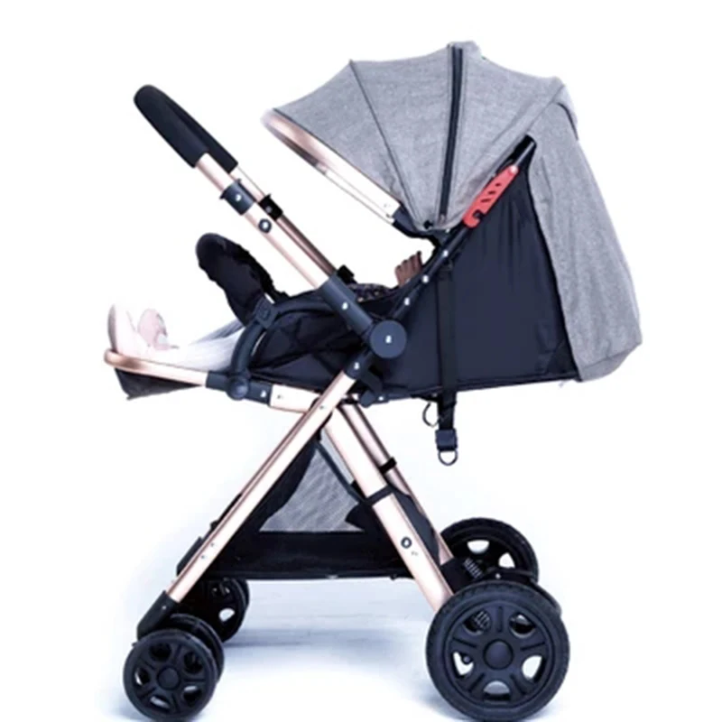 

Elegant baby stroller lightweight folding two-way four-wheel 0-3 year old baby stroller shock absorber free shipping