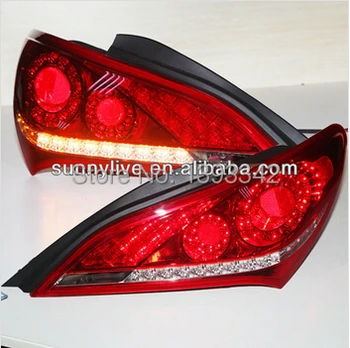 

FOR HYUNDAI Rohens Coupe LED Tail Lights Red White Color 2010 TO 2011 year WH