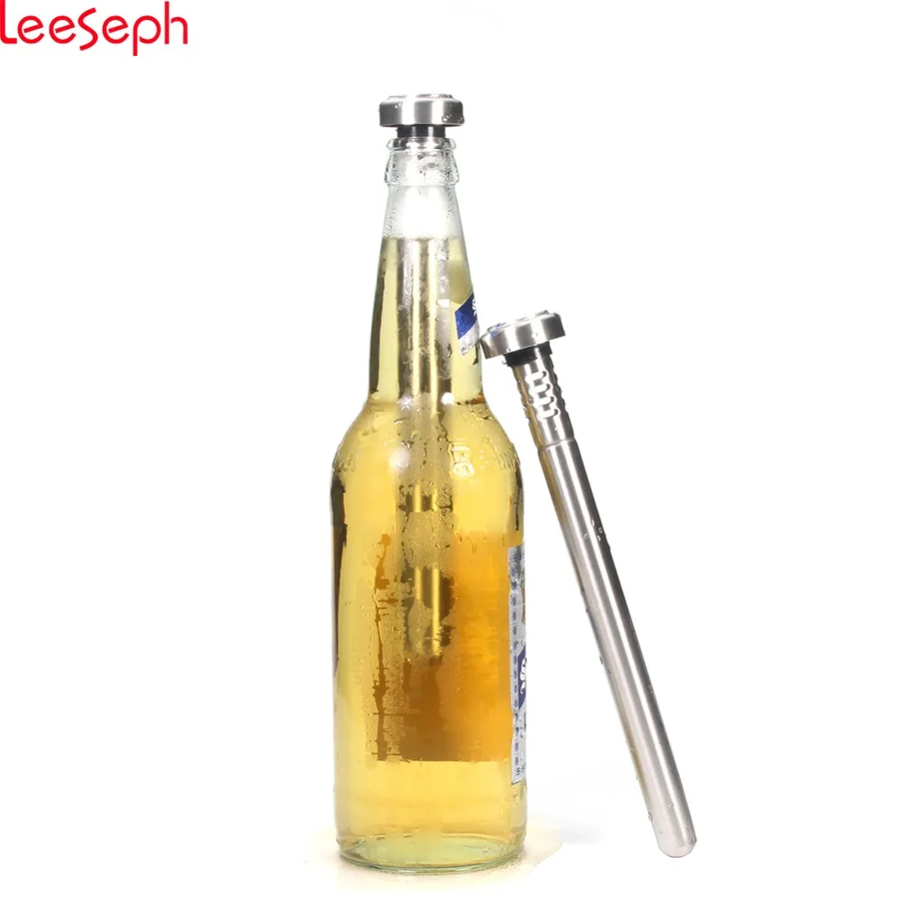 

Beer Chill Sticks - 18/8 Stainless Steel Wine Chillers - Beer and Beverage Coolers, Set of 2