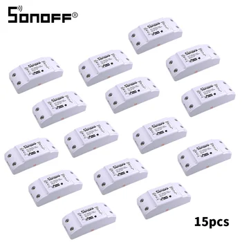 

2/4/8/15 PCS Itead SONOFF Basic Smart Home Wifi Switch DIY Timer Wireless Relay Module 10A 220V Light Control For Ewelink /Alexa