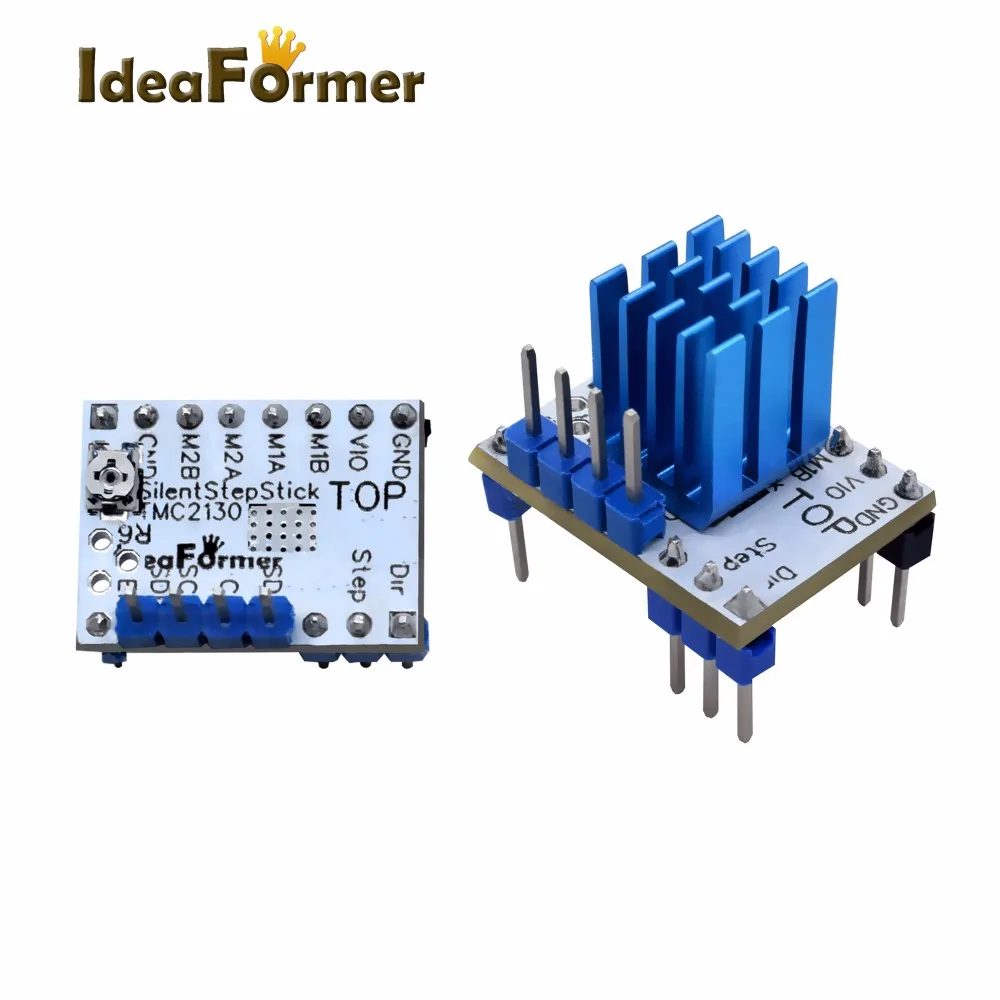 Шаговый двигатель TMC2130 V1.1 V1.2 SPI бесшумный драйвер StepStick тихая Отличная защита