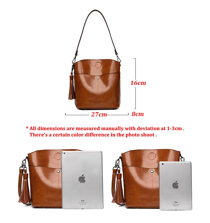 Yonder черная сумка через плечо женская сумка из натуральной кожи женская сумка-мешок женские сумки высокого качества коричневые сумки