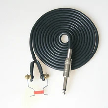 1 шт. высококачественные пристяжные шнур для татуировки резиновый силиконовый чехол-бампер с Силиконовый Шнур для Мощность машина для татуировок HCC-C1005-Black