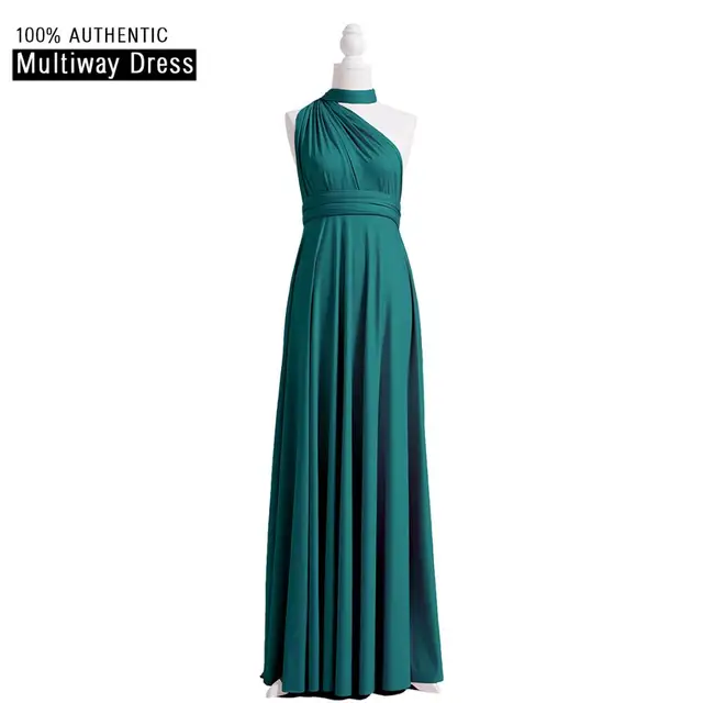 dusty blue infinity dress