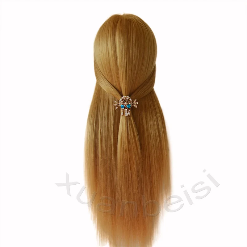 24inch Long Blonde Hair Mannequin Head For Hairdressing Training Heads Dummy Head Mannequin Manikin Head for Sale Nice Maniqui 24inch Long Blonde Hair Mannequin Head For Hairdressing Training Heads Dummy Head Mannequin Manikin Head for Sale Nice Maniqui