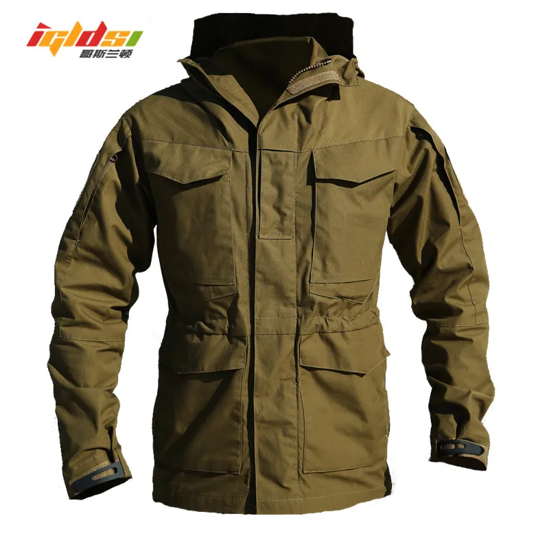 

M65 UK US Army Clothes Casual Tactical Windbreaker Men Winter Autumn Waterproof Flight Pilot Coat Hoodie Military Field Jacket