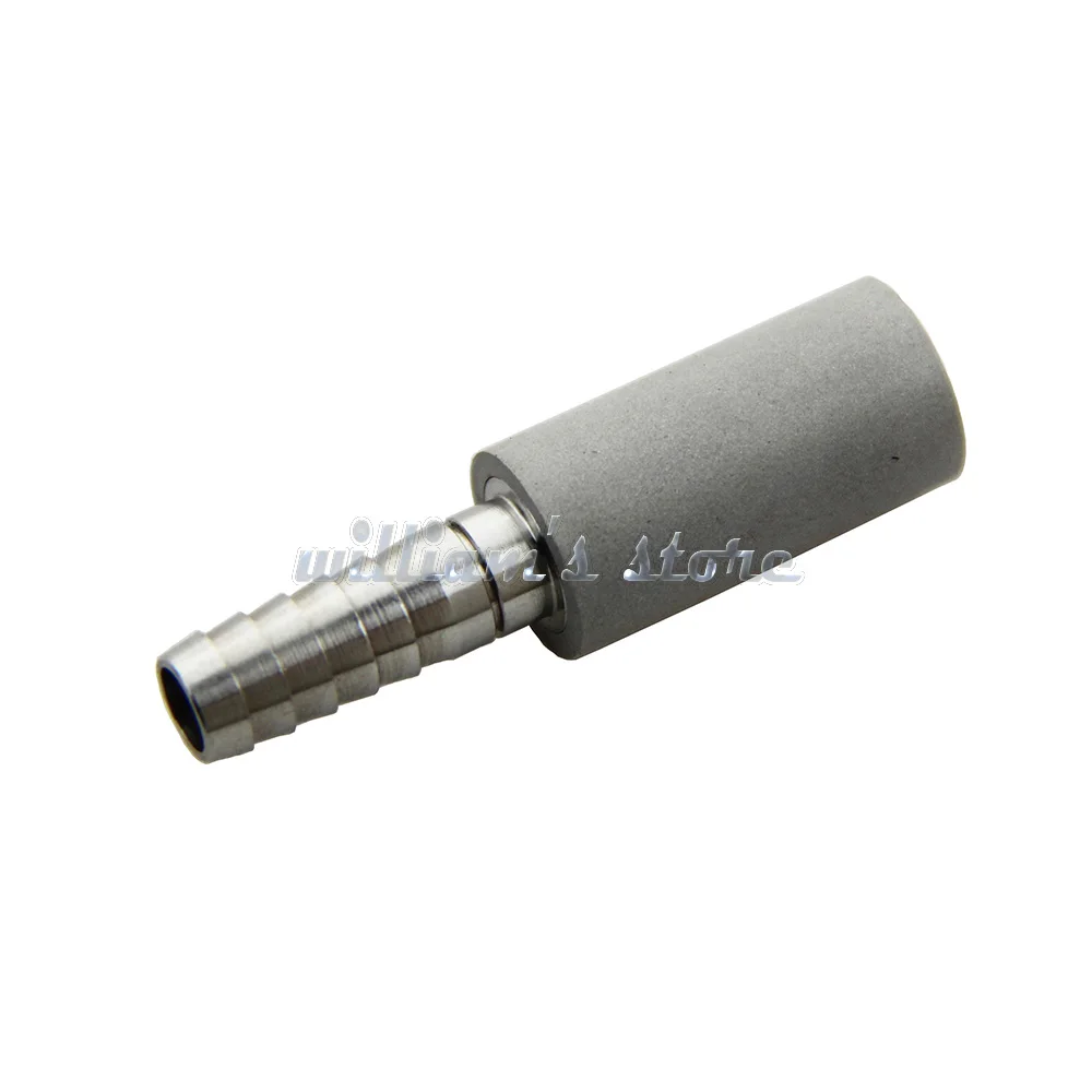 

Homebrew Diffusion Stone 2 Micron Oxygen Stone Kegging Homebrew 1/4 inch Barb