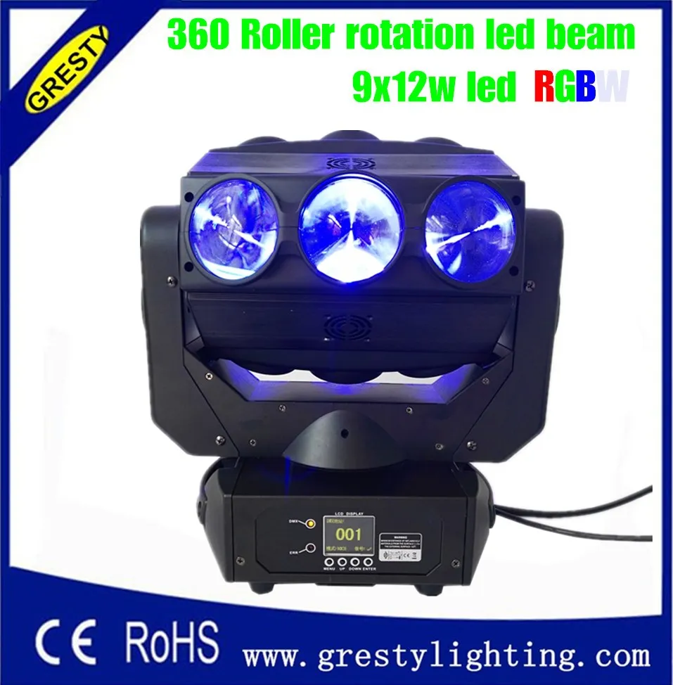 

newest LED Beam Moving Head Light 9*12W RGBW Color DJ Equipment Moving Head Beam Light 90V-240V