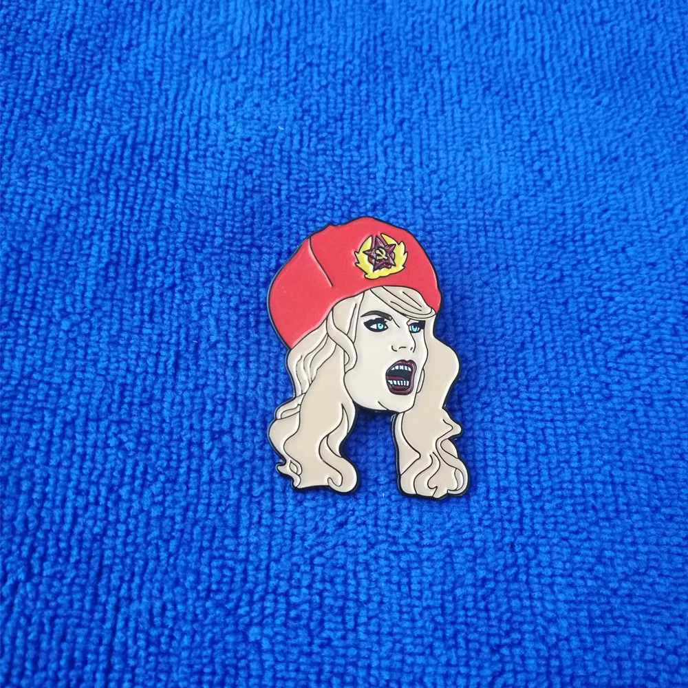 Металлические броши Katya Zamolodchikova|brooch badge|brooch metalbrooch badge pin |