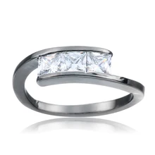 2019 New Arrival Fashion Ring With Three White AAA Cubic Zirconia Elegant Vintage Wedding Engagement party Rings For Women Men 2019 New Arrival Fashion Ring With Three White AAA Cubic Zirconia Elegant Vintage Wedding Engagement party Rings For Women Men