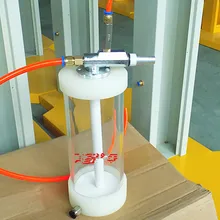 Электростатическое порошковое покрытие бункер эксперимент мини маленькая краска порошок баррель с инжектором и кипящей кровать