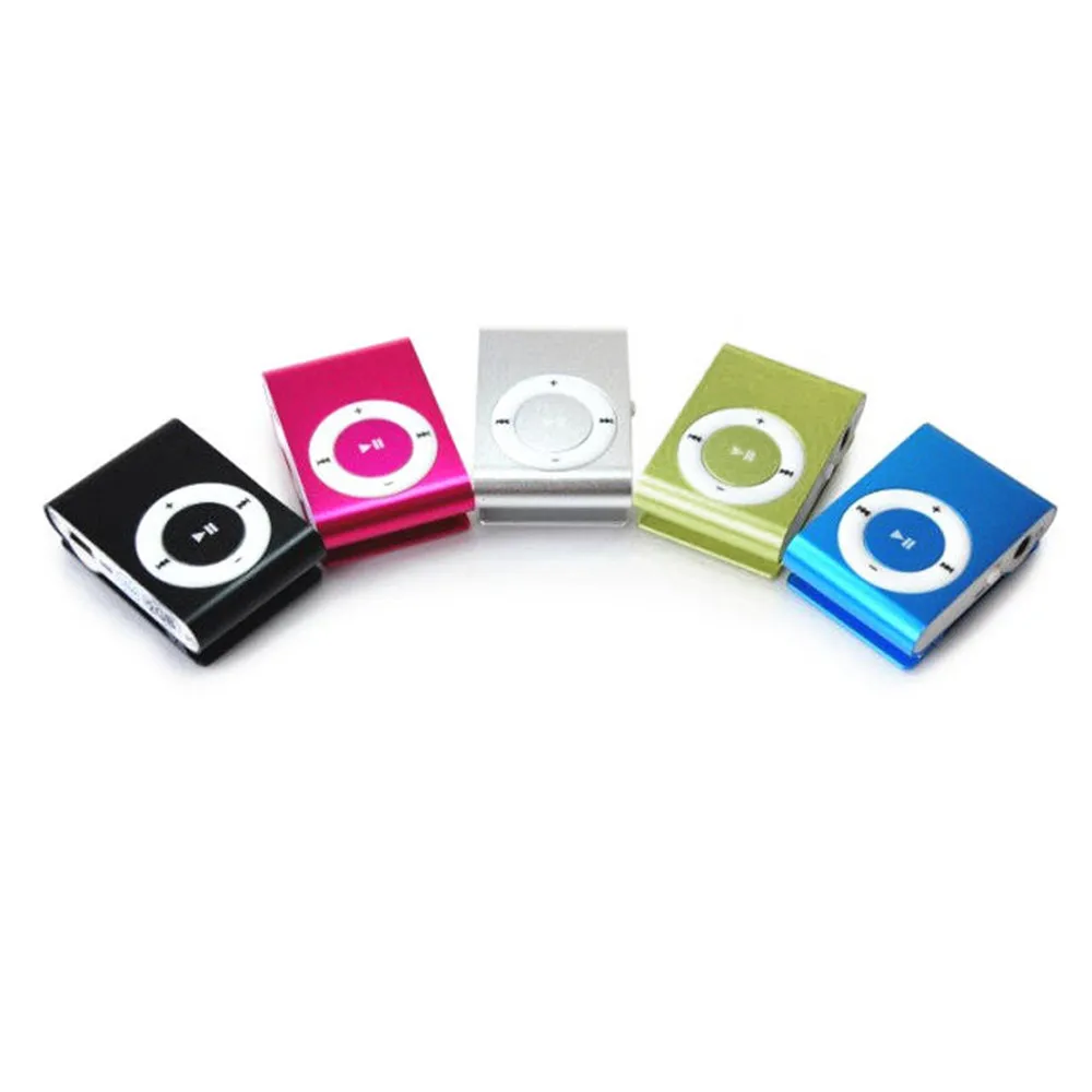 FGHGF дешевый USB металлический мини MP3-плеер с зажимом, спортивный портативный музыкальный цифровой TF/SD слот для карт, плеер mp 3 плеер, карта для бега