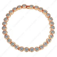 Free Shipping Hot Sale fashion style Unique 18K Gold Plated Use Shining Austria Crystal Multi Star Pendant Bracelet B014R1 | Украшения и