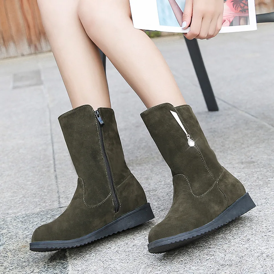 flat rhinestone boots