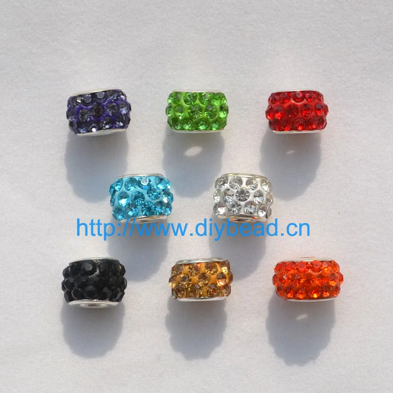 10 шт. 8 цветов аксессуары для ювелирных изделий сделай сам|round beads|beads big holebeads |