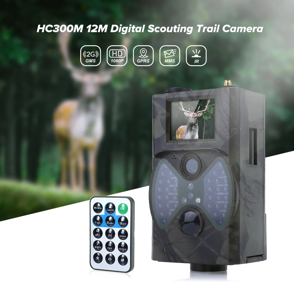 Hunting Trail Camera Mms Gprs Email 940nm Infrared Wild Camera Hc300m