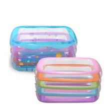 Туба ребенок Радуга Печать прямоугольный бассейн надувной мультфильм