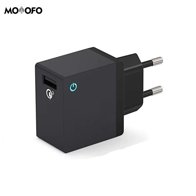 

USB 18W Quick Charge 3.0 Wallet Fast Intelligent Travel Charger for iPhone Samsung S8 S7 Edge, Huawei Mate 10 9P9, HTC 10,