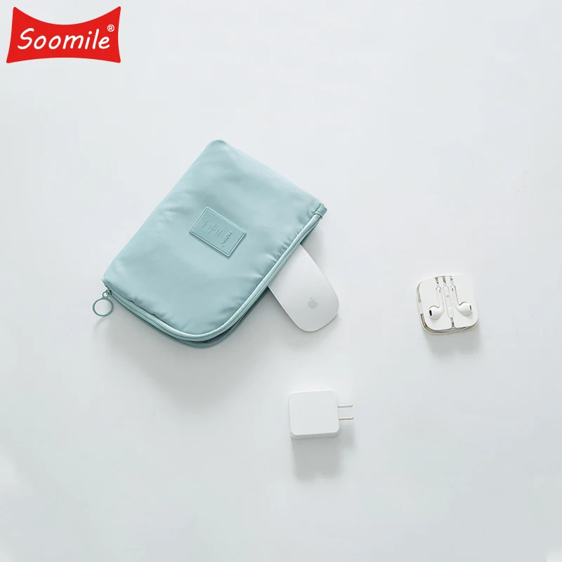 

2018 New Mini Travel Bags Storage For Electronic digital Mobile phone Portable Battery Data Line Small doorout Organizer soomile