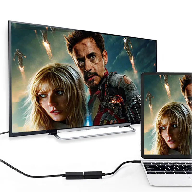 USB-C типа C США к HDMI кабель 60 Гц USB 3,1(Совместимость с Thunderbolt 3) для планшета
