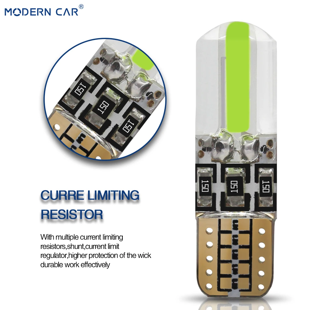 MODERN CAR 10Pcs Silicone Waterproof 12V COB 2LEDs Car Led Bulbs Green Red Yellow Ice-Blue Reading Lamp Clearance Parking Lights MODERN CAR 10Pcs Silicone Waterproof 12V COB 2LEDs Car Led Bulbs Green Red Yellow Ice-Blue Reading Lamp Clearance Parking Lights