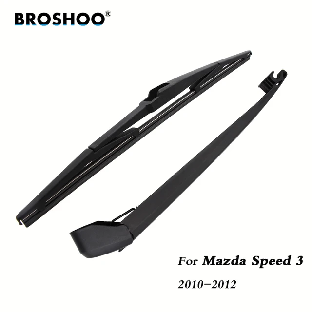 Aliexpress.com : Buy BROSHOO Car Rear Wiper Blades Back Windscreen Wiper Arm For Mazda Speed 3 2011 Mazda 3 Hatchback Windshield Wiper Size