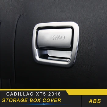 

For Cadillac XT5 2016 Car Styling Storage Organizing Box Panel Cover Trim Frame Sticker Interior Accessories