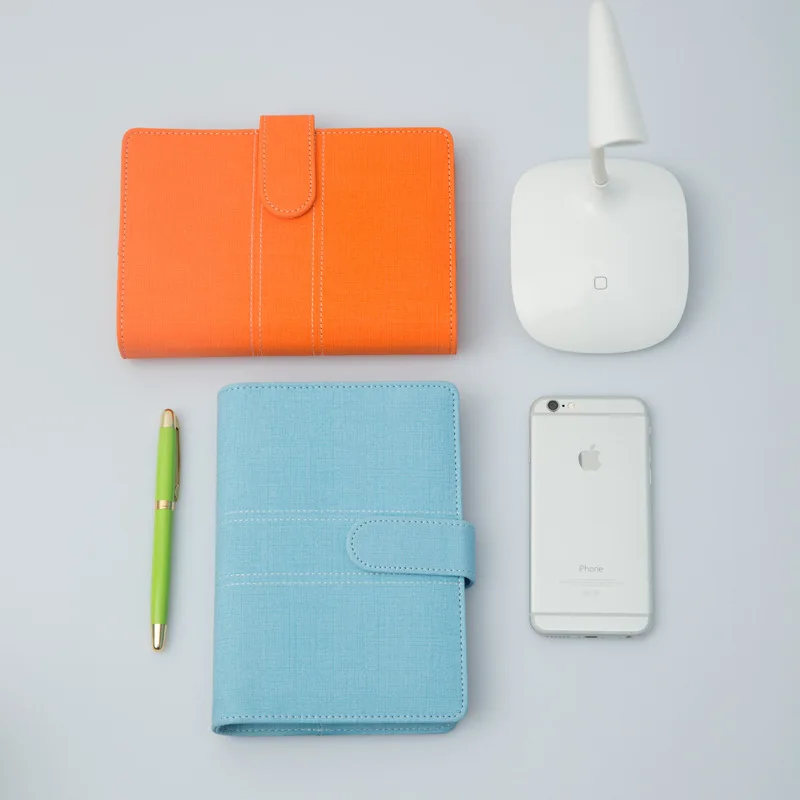 

new Colored Multifunctional Hand Account leather A5/A6 Loose-leaf notebook DIY diary planner agenda organizer business Notepad