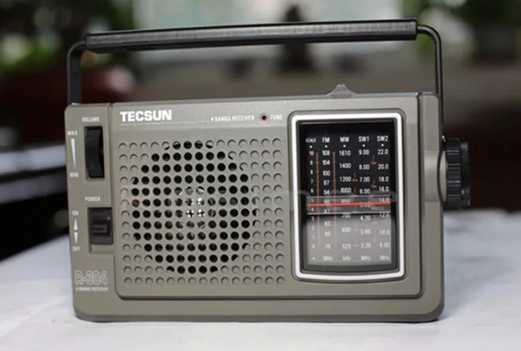 TECSUN R-304 R-304P портативный Высокочувствительный fm коротковолновое радио FM радио MW/SW радиоприемник со встроенным динамиком