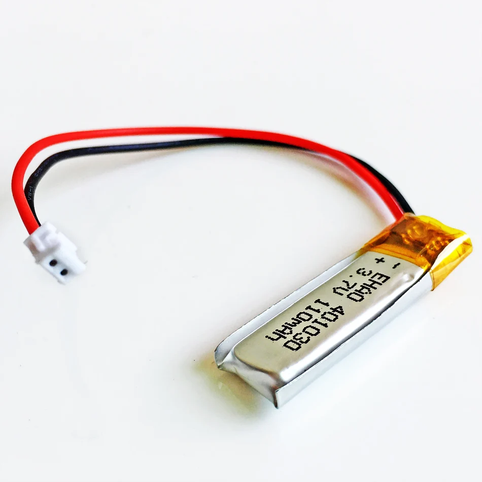 3.7V 110mAh JST ZH 1.5mm 2pin Lithium Polymer LiPo Rechargeable Battery