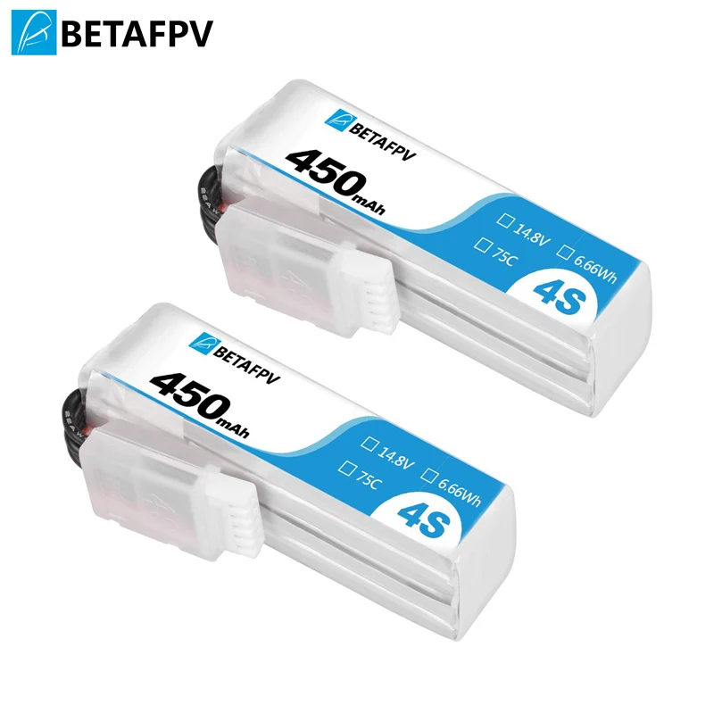 BETAFPV 450mAh 4S 75C литий полимерный аккумулятор (2 шт.)|Детали и аксессуары| |