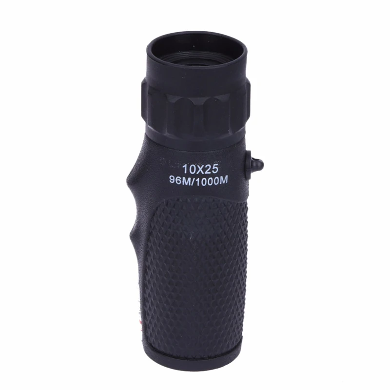 

10 x 25 Outdoor HD Monocular Telescope Camping Hunting Mini Portable Binoculars 96M/1000M Scope Black