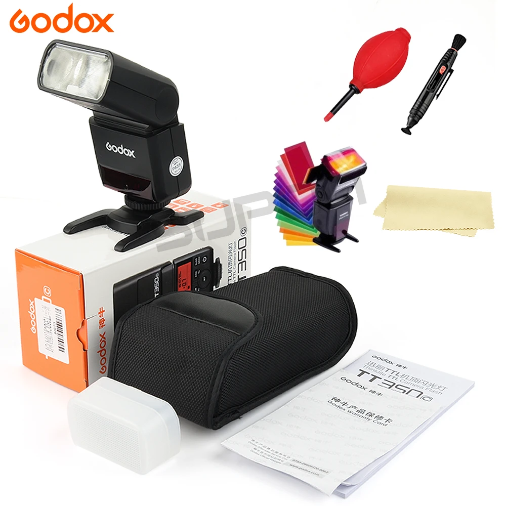 Godox TT350C вспышка 2 4G Беспроводная X СИСТЕМА GN36 TTL 1/8000s HSS камера Вспышка Speedlite