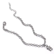 Милый медвежонок подвеска браслет из нержавеющей стали браслет-подвеска на ногу ювелирные изделия SSL013