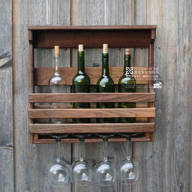 Wall Hanging Wine Racks Wood Rack Restaurant Vintage Wall Hanging Wine Racks Wood Rack Restaurant Vintage X93