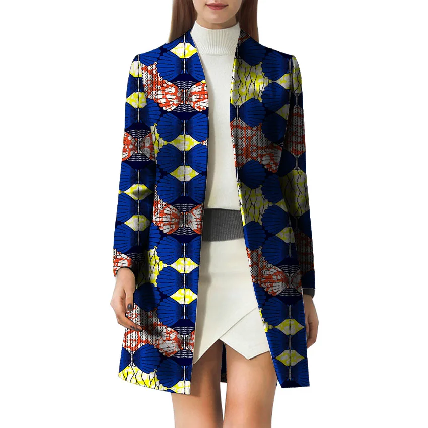 Trench Femelle 2 Manteaux Costume Africains Dame 1 6 3 Dashiki Mode Vêtements 4 Africaines 5 Batik Personnaliser Trenchs Femmes D'impression qZwvW4nI
