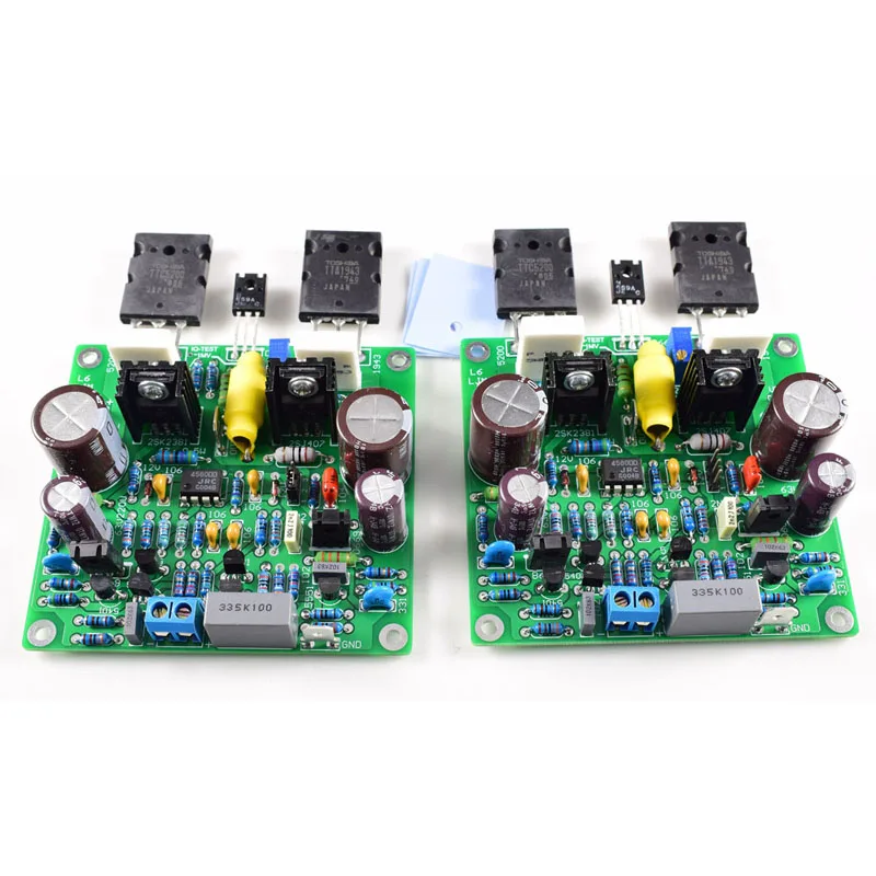 2 шт. 150 Вт MOSFET аудио HIFI мощность DIY Accuphase E210 модифицированный усилитель в сборе DC+/-25 в к DC+/-55 в F8-005
